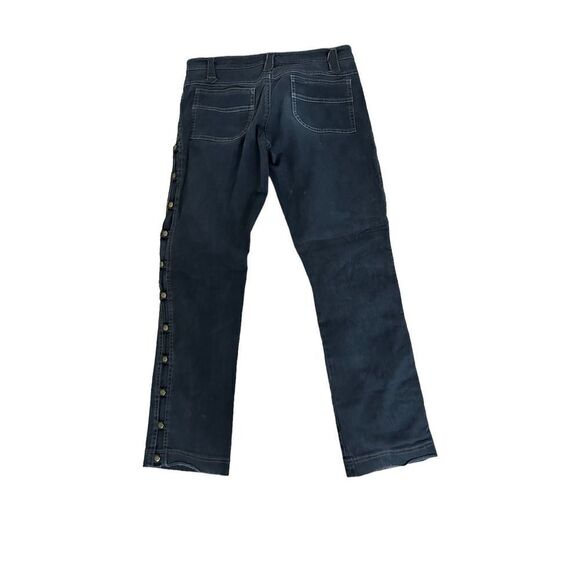 Shawna Hofmann Moto Steampunk Straight Leg Jeans Womens Black Size 8 - Picture 4 of 6